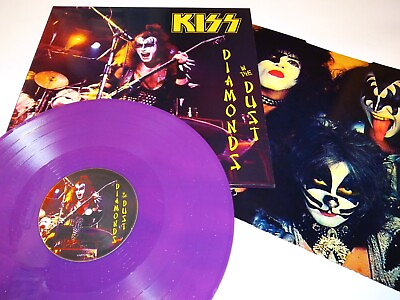 #ad KISS LP COLOUR VINYL RARE ALBUM DIAMONDS IN THE DUST 1970s V046 $49.00