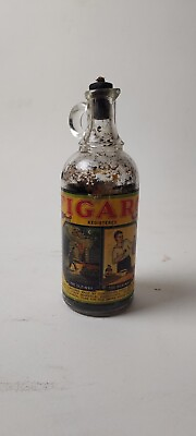 #ad Antique Figaro Meat Smoke Bottle Great graphics $27.99