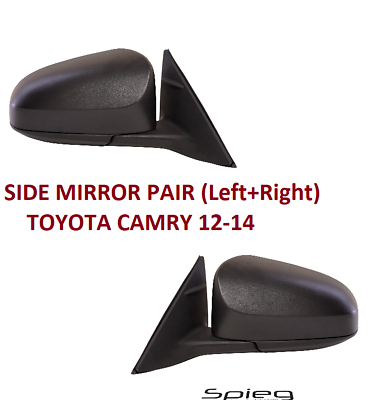 #ad SIDE MIRROR PAIR for TO1320275 TO1321275 TOYOTA CAMRY 2012 2014 LEFT RIGHT $79.99