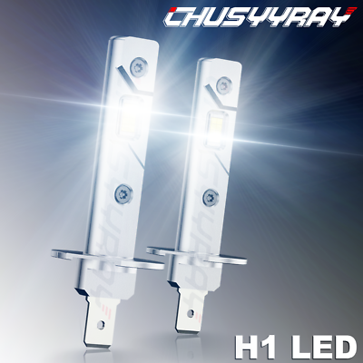 #ad H1 6500K Super Bright White 40000LM CSP LED Headlight Bulb Kit High Low Beam DRL $17.98
