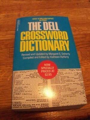 #ad Dell Crossword Dictionary The Mass Market Paperback GOOD $5.28