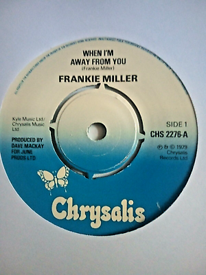 #ad frankie miller when im away from you excellent condition 7quot; vinyl 45 rpm GBP 5.99