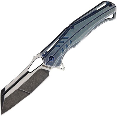 #ad Rough Ryder Folding Knife 3.63quot; Stainless Blade Stonewash Finish Steel Handle $23.99