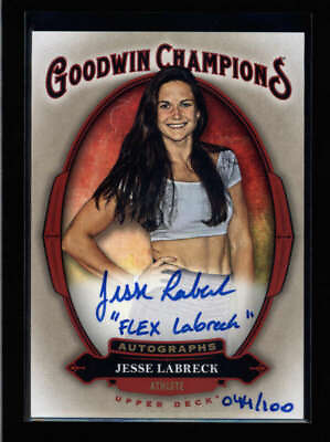 #ad JESSE LABREKC 2020 UD GOODWIN CHAMPIONS INSCRIBED AUTOGRAPH AUTO #044 100 FC9656 $29.99