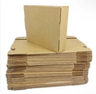 #ad 100 Ct 9x6x3 Security Box Packaging Boxes Cardboard Corrugated Packing Shipping $49.99