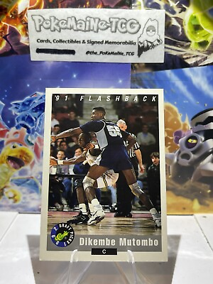 #ad 1992 Classic Draft Picks #98 Dikembe Mutombo Flashback Card #4 of 4 NM M $1.00