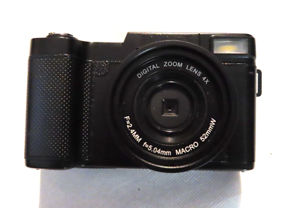 #ad 2.7K UHD Digital Camera Zoom Lens 4x Macro F=5.04mm 52mmW $49.88