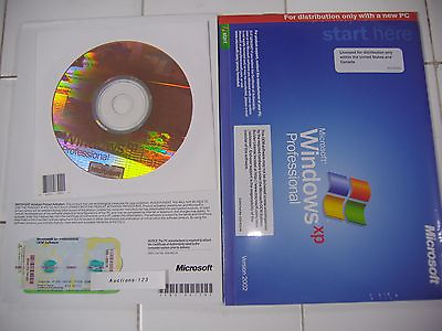#ad #ad MICROSOFT WINDOWS XP PROFESSIONAL w SP3 OPERATING SYSTEM MS WIN PRO=NEW SEALED= $179.95