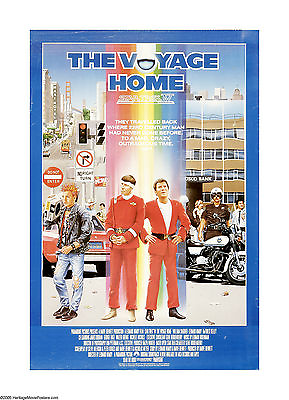 #ad STAR TREK IV THE VOYAGE HOME Movie Poster RARE VERSION William Shatner Spock $21.98