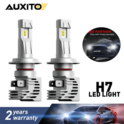 #ad 2x 120W high Power H7 LED Headlight Kits 6500K Xenon White Replace Bulb 24000LM $36.99