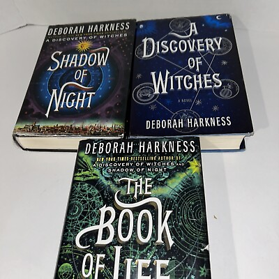 #ad DISCOVERY OF WITCHES Complete Series Lot of 3 HARDCOVER All Souls Trilogy $25.00