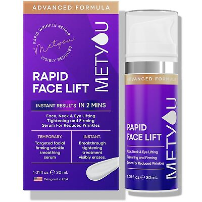 #ad Instant Face Lift Face and Eye Tightening and Lifting Serum in 2 Minutes 1 oz $21.90