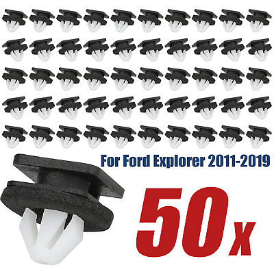 #ad 50pcs A Pillar Trim Front Windshield Molding Clips For 2011 2019 Ford Explorer $8.48