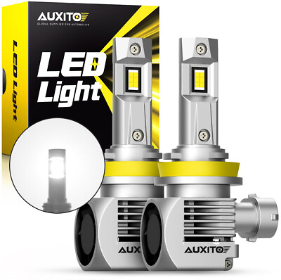 #ad H11 H8 H9 LED Kit Headlight Bulbs Head Car Lamps High Low Beam Bright 6000K NEW $44.99