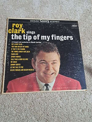 #ad ROY CLARK Sings The Tip Of My Fingers LP vinyl Record Album $15.68