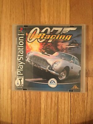 #ad 007 RACING PLAYSTATION COMPLETE W MANUAL FREE S H L $8.95