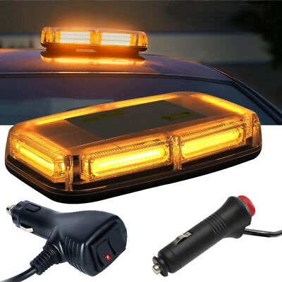 6 LED Car Roof Recovery Light Bar Amber Warning Strobe Flashing Beacon Magnetic $42.99