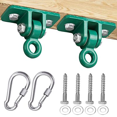 #ad 2400 Lb Capacity Heavy Duty Swing Hangers For Wooden Sets Playground Porch Indoo $30.98