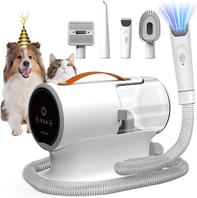 #ad Dog amp; Cat 12000Pa Pet Grooming Kit amp; Vacuum 2L Large Capacity w 5 Clipper Tools $49.99