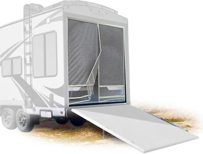 #ad SUVAUTO Toy Hauler Screen Rear Opening For Ramp Doors Up to 90 Inch Tall NEW $103.99