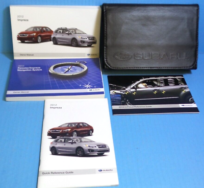 #ad 12 2012 Subaru Impreza owners manual with Navigation $33.95
