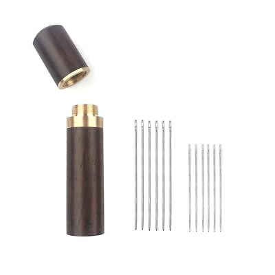 #ad 12Pcs Leather Hand Sewing Needles Professional Small Eye Design for Leather H... $9.85