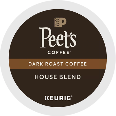 #ad Peet’s Coffee Keurig Single Serve K Cup Pods 88 Count House Blend $51.84
