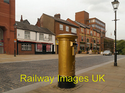 #ad Photo Gold Post Box Churchgate c2012 GBP 2.00