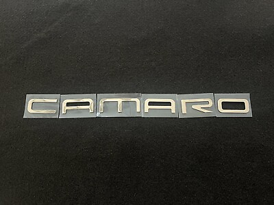 #ad 1993 2002 Chevy Camaro Stainless Steel ‘CAMARO LETTERS’ Polished Emblems $175.00