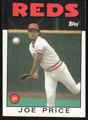 #ad 1986 Topps Joe Price #523 Cincinnati Reds $1.79