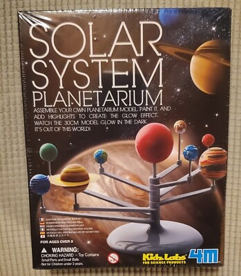 #ad Solar System Planetarium Model Kit Kidz Labs 4M Brand New Sealed $10.99