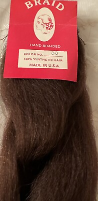 #ad VERSATILE Synthetic Braid Hand Braided Color 33 $3.00
