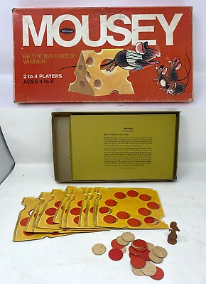 #ad Mousey Board Game 1969 : Whitman vintage $29.99