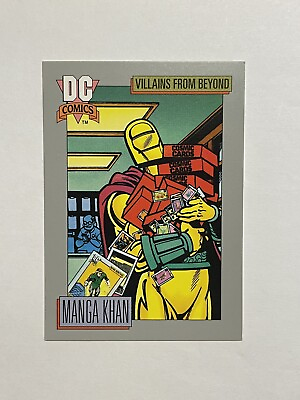 #ad 1991 Impel DC Comics 1992 Series I #135 Manga Khan $1.25