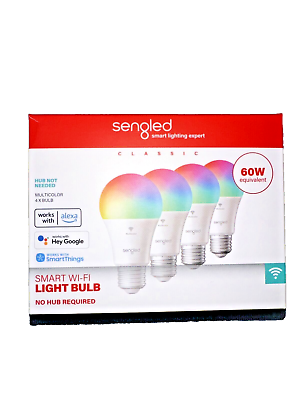 #ad Sengled‎ ‎B11 N1EW smart Colored Light Bulb Multicolor 4pack $17.99