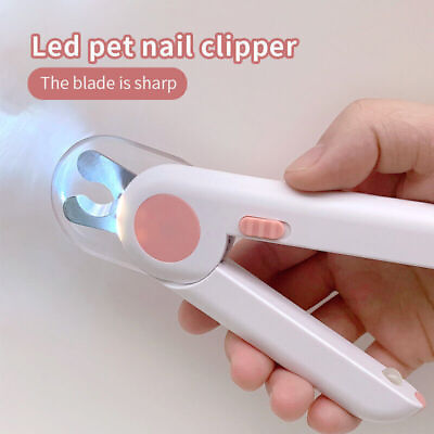 #ad Pet Nail Claw Cutter LED Light Grooming Scissors Cats Nails Clipper Trimmer $11.75