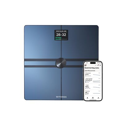 #ad WITHINGS Body Comp Scale for Body Weight and Complete Body Analysis Wi Fi ... $203.29