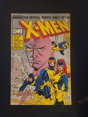 #ad MARVEL COMICS THE OFFICIAL MARVEL INDEX TO THE X MEN PAPERBACK $3.99