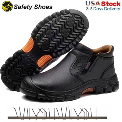 #ad Mens Waterproof Work Boots Composite toe Safety Shoes Indestructible Non Slip $28.99