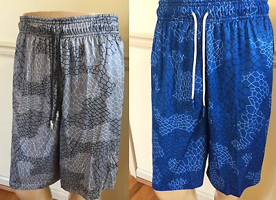 #ad NWT AND 1 AND1 Basketball Shorts 11quot; Inseam Turnover Shorts Blue or Gray Men $19.99