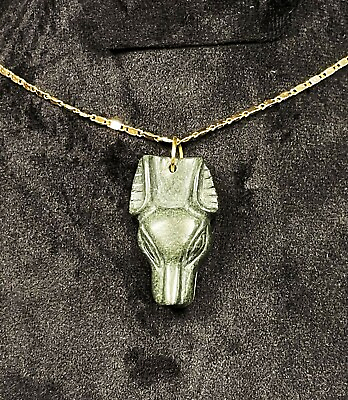 #ad Rare Egyptian Necklace with the Egyptian scarab with the wings and The of Horus $261.00