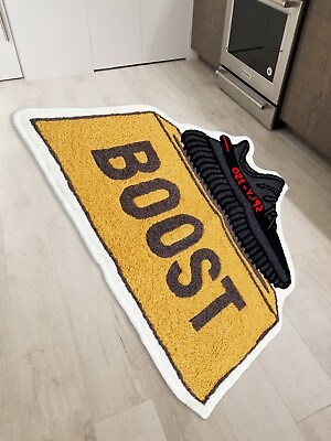 #ad Kanye West Sneaker Hypebeast Floor Mat Area Bedroom Wool Rugs Living Room Carpet $89.99