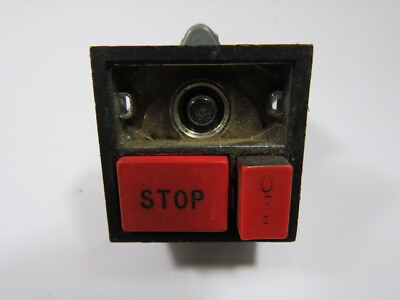 Cutler Hammer E30DG Single Button Operator w OFF Bar amp; Indicating Light USED $19.99