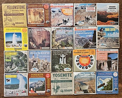 #ad VINTAGE 1960’s US NATIONAL PARKS LANDMARKS and TRAVEL VIEW MASTER REELS $9.99