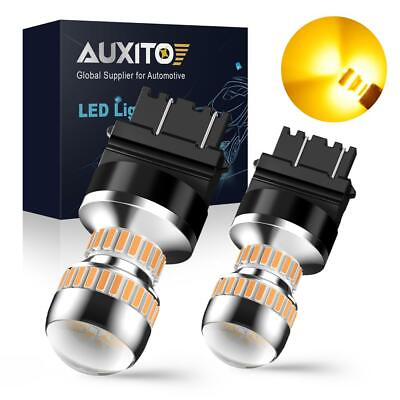 AUXITO Error Free 3157 3457 4157 3757 LED AMBER Turn Signal Light Bulb AutoPart6 $14.99