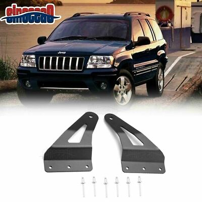 #ad #ad Roof 50quot; Curved LED Light Bar Brackets Kit For Jeep Grand Cherokee WJ 1999 2004 $40.00