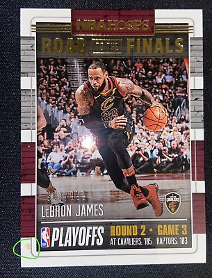 #ad Lebron James 2018 19 NBA Hoops Second Round Road to the Finals 999 #57 SP RARE $8.99