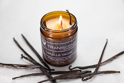 #ad Vanilla Vacay Organic Beeswax Candle $12.00