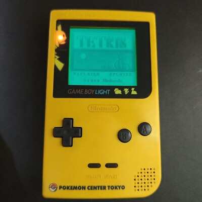 #ad GAME BOY LIGHT Game Boy Light Pokemon Center TOKIO Limited PIKACHU YELLOW $576.00