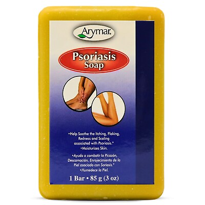#ad Arymar Psoriasis Soap 3 oz Soothes Itching Flaking amp; Redness Packs 1 25 $8.99